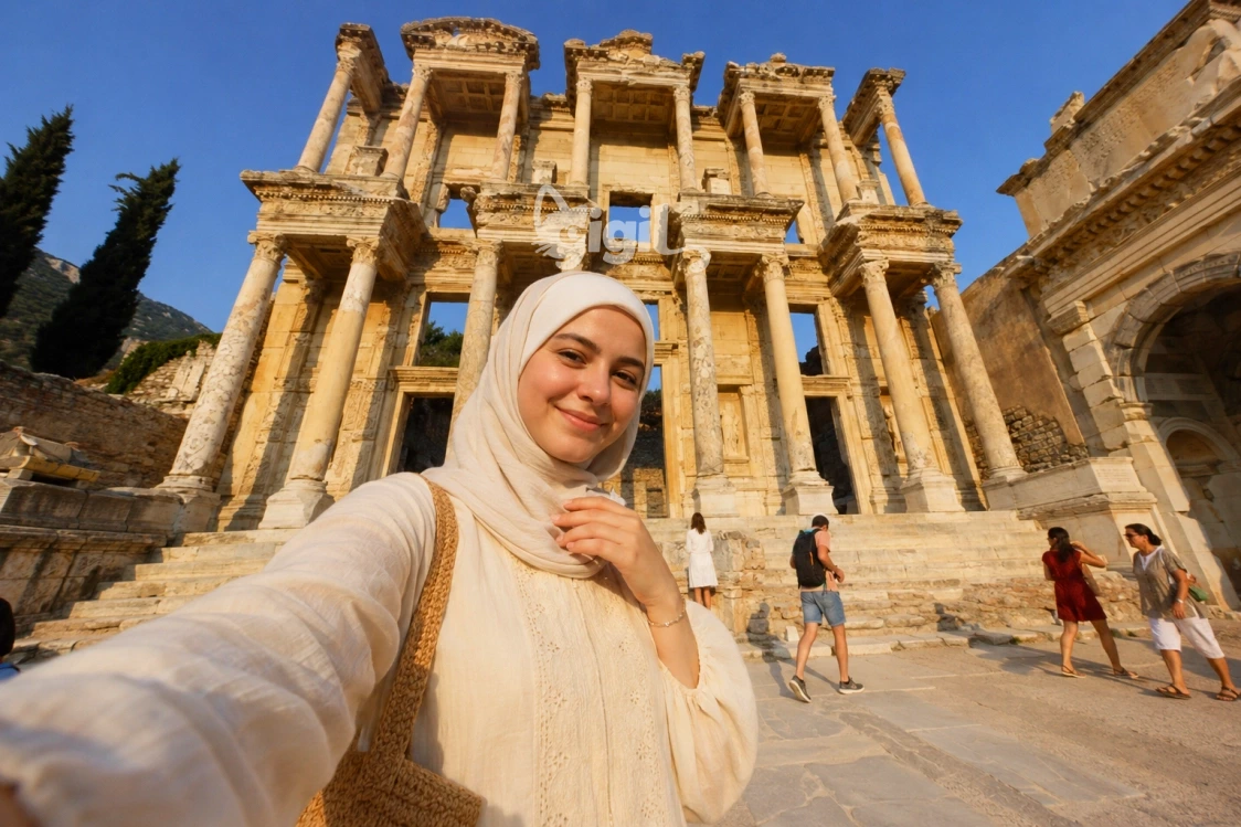 Archaeological Setting of the Library