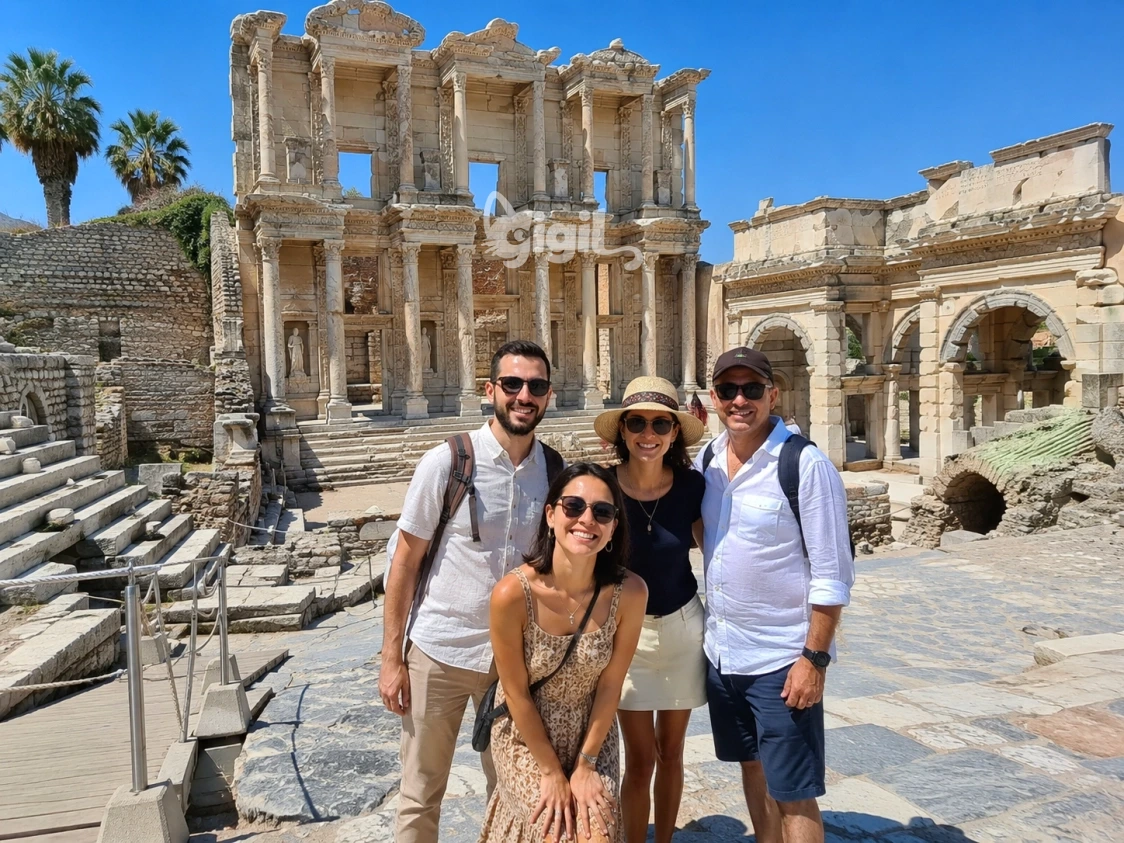 Column Detail at the Library of Celsus