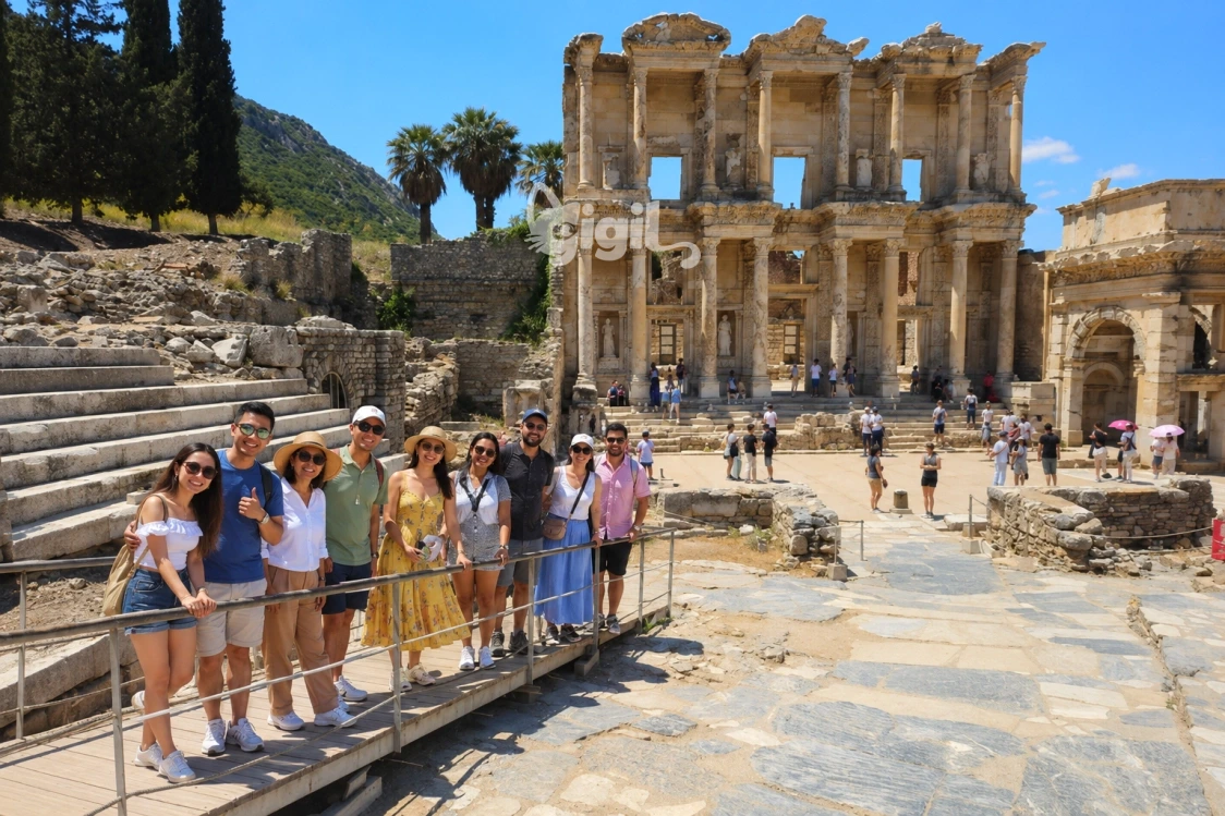 Cultural Stone Detail of Celsus Library