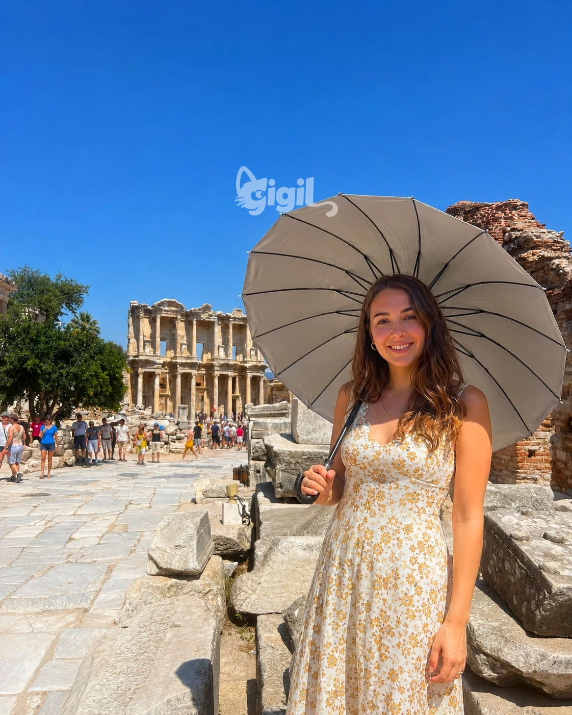 Cultural View of Celsus Library