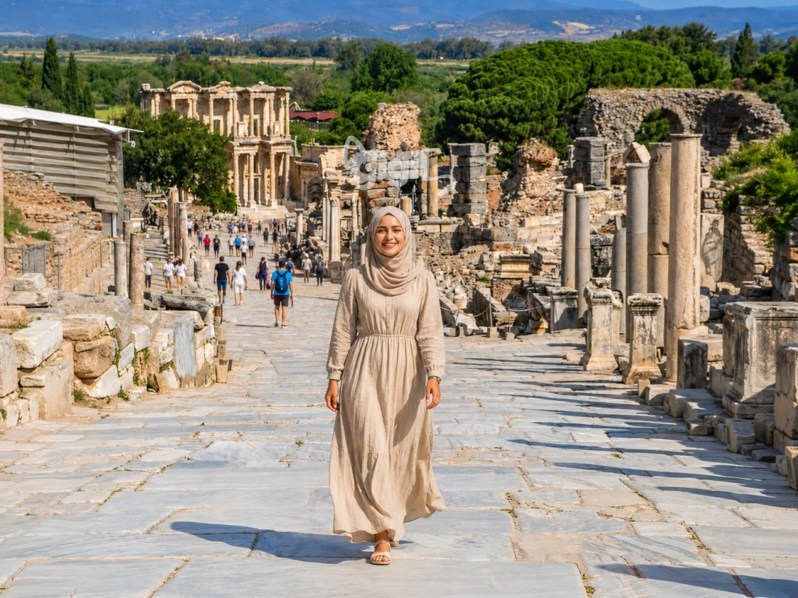 Curetes Street Through Ephesus