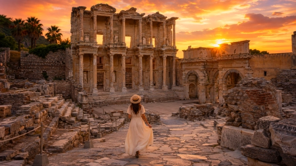 Ephesus, Virgin Mary & Museum 2-Day Small-Group Tour from Gallipoli by Bus