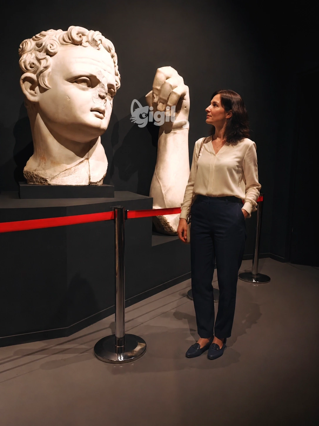 Domitian Statue Fragment in Ephesus Museum