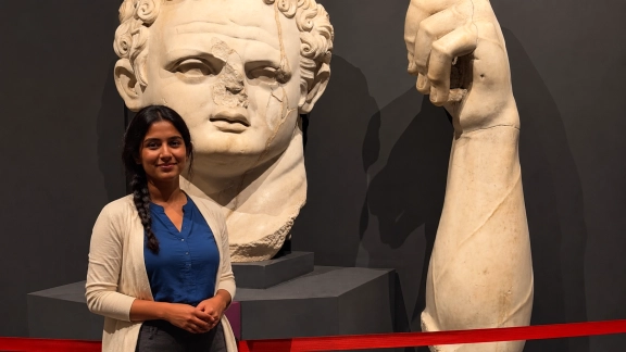 Domitian Statue Museum Interior View