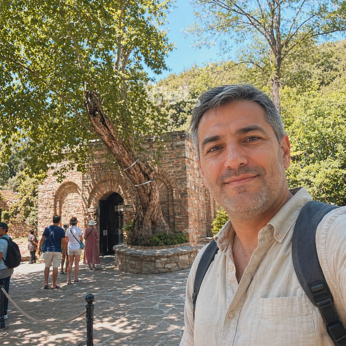 Stone Church Exterior at House of Virgin Mary