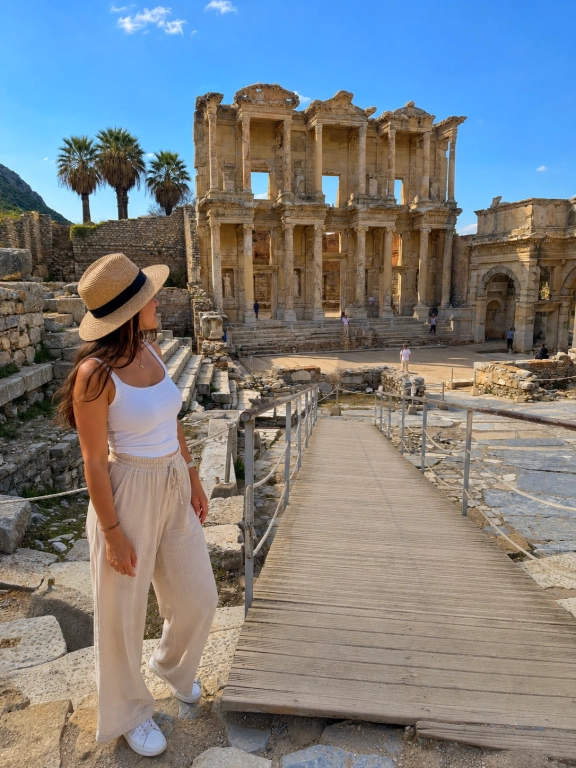 Ancient Urban View of Celsus Library