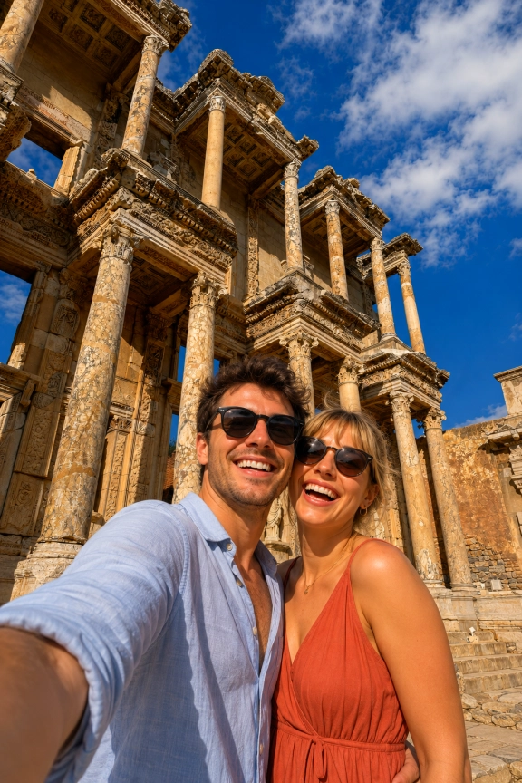 Virgin Mary, Ephesus & Museum Private Ferry Package from Karlovasi: 2 Days Return