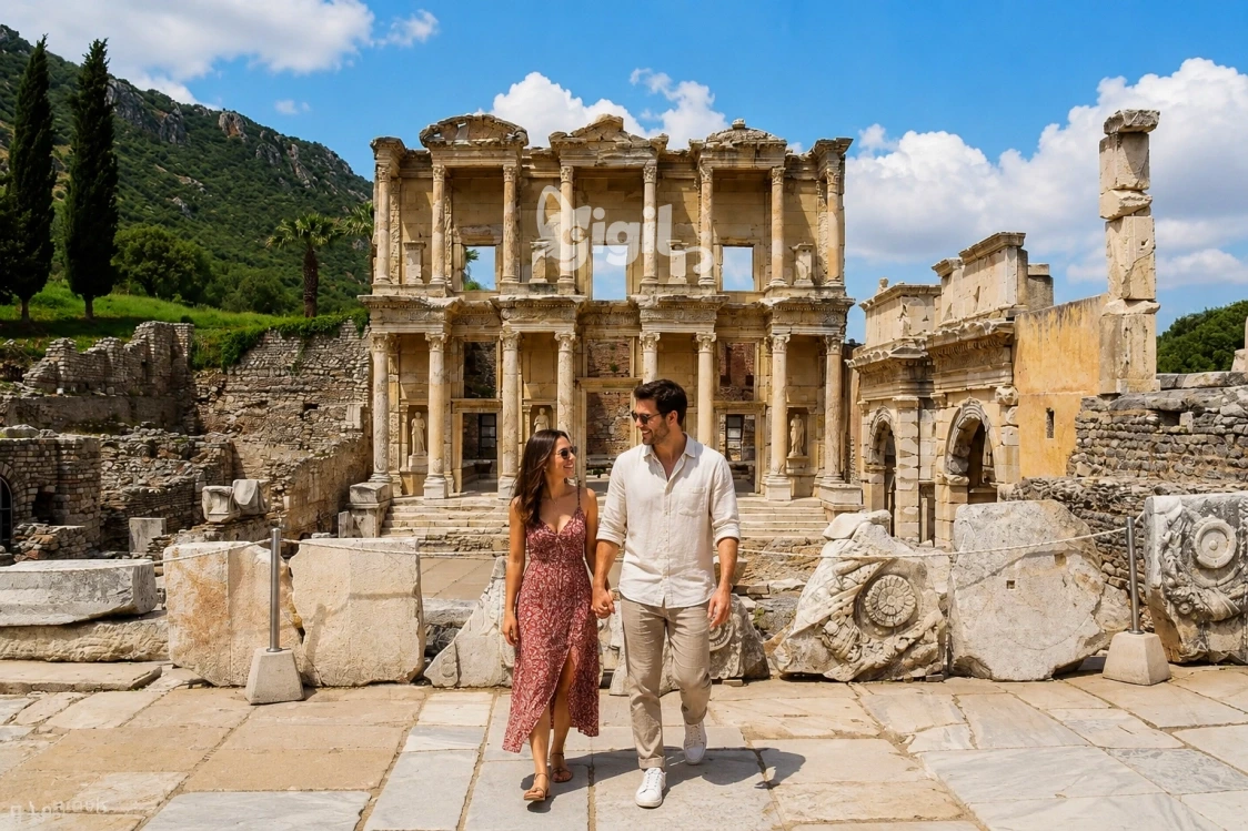 Ephesus Landmark Facade Detail