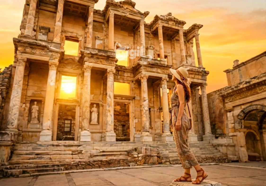 Public Monument Perspective of Celsus Library
