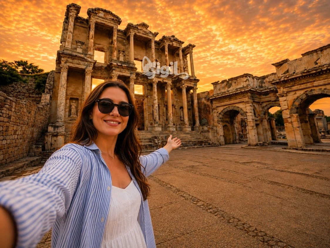 Selcuk Heritage View of Celsus Library