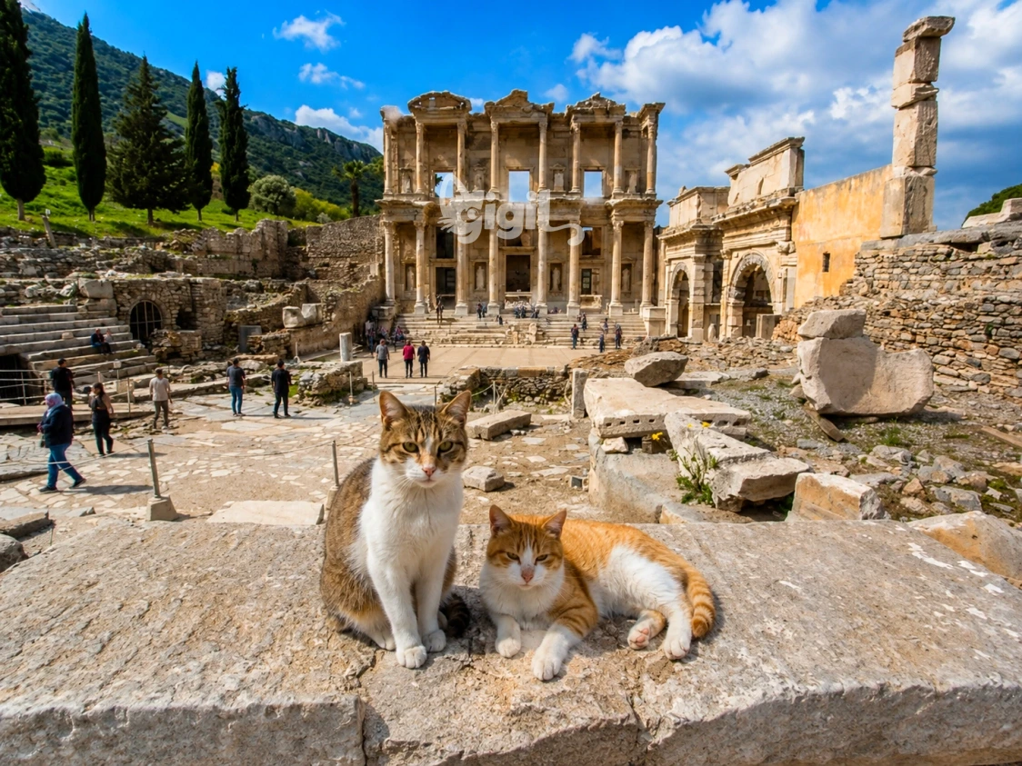 Stone Architecture of Celsus Library