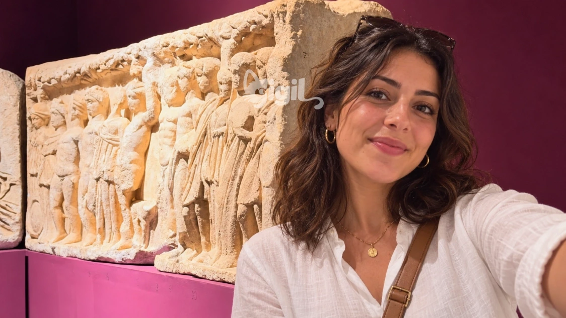 Temple of Hadrian Friezes in the Museum