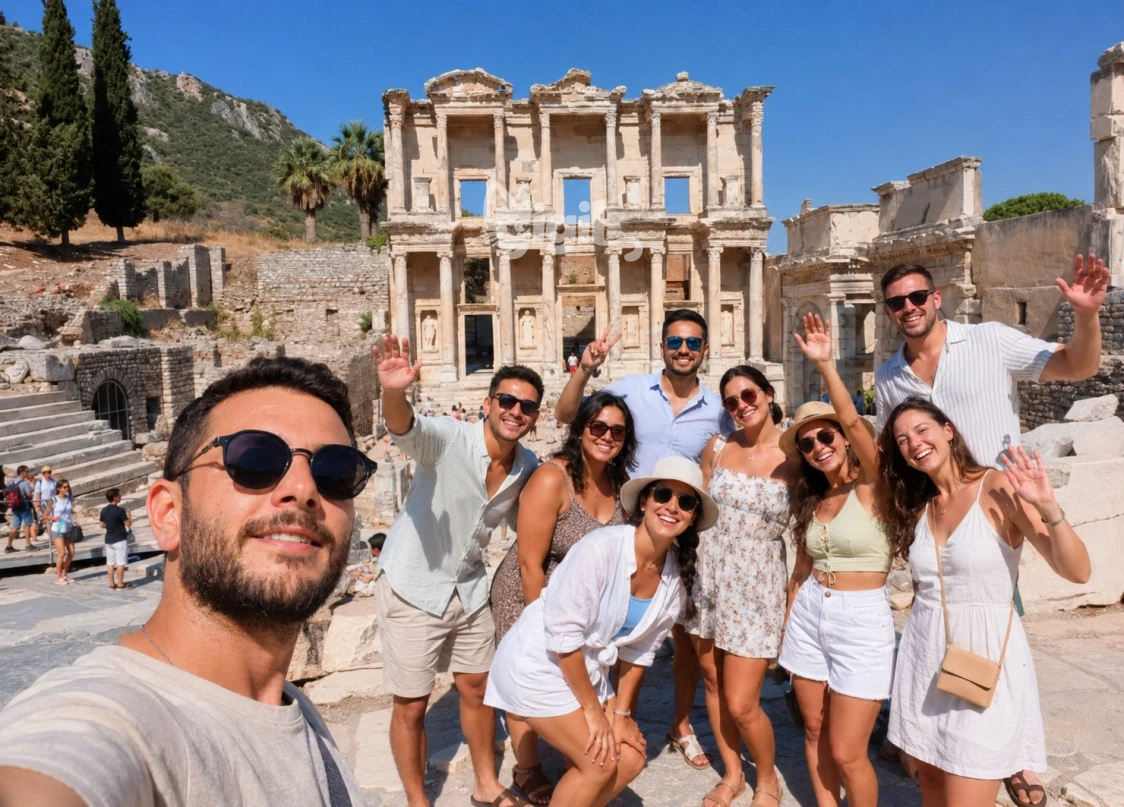 Travel View of the Celsus Library