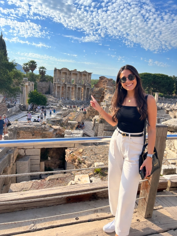 Ancient Ruins Beside Celsus Library