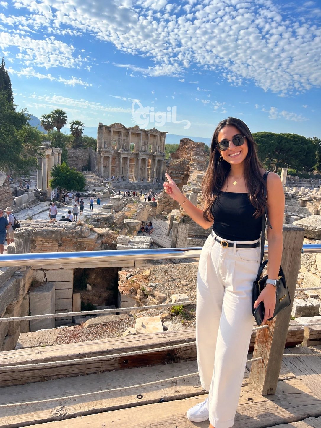 Ancient Ruins Beside Celsus Library