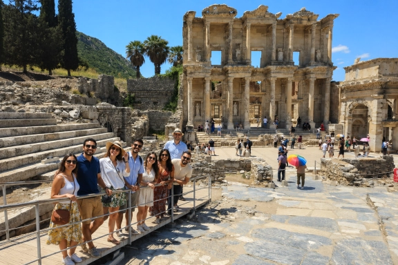 Ephesus Ancient City & St. John Basilica Group Tour from Belek by Flight