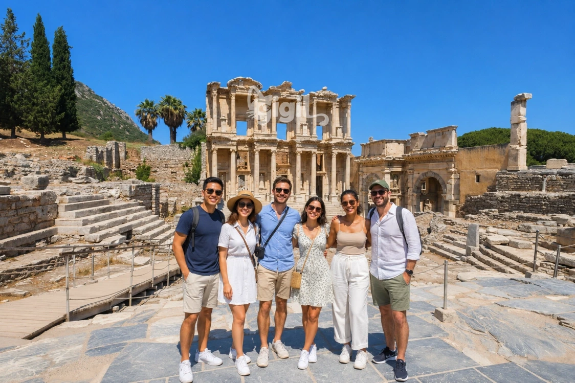 Celsus Library Monument Perspective