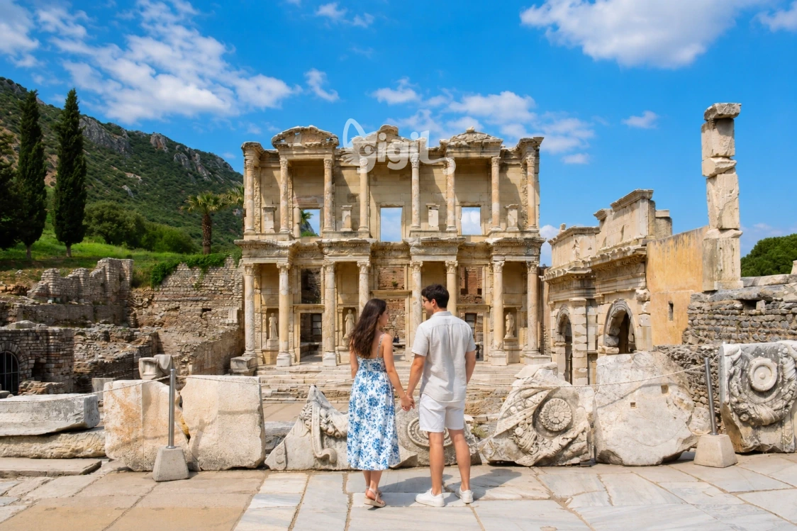 Celsus Library Monumental Stonework
