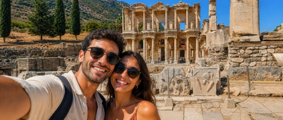 Ephesus Ancient City & St. John Basilica Small-Group Ferry Day Trip from Chios to Izmir
