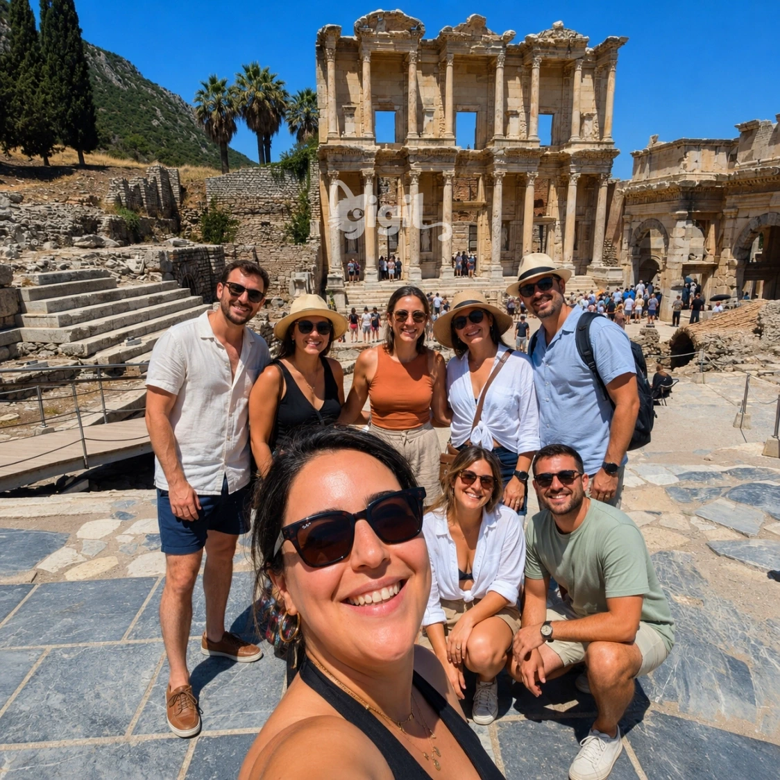 Column Detail at Celsus Library