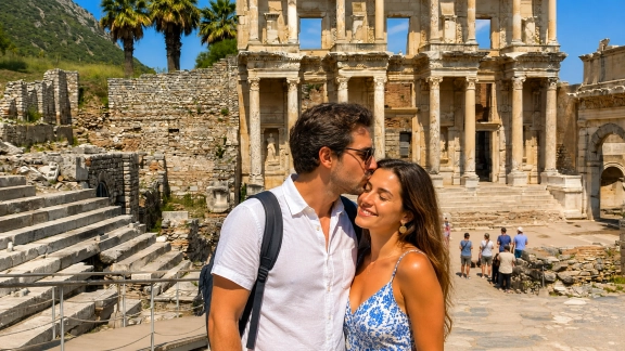 Ephesus Ancient City & St. John Basilica 2-Day Group Tour from Yalova by Bus