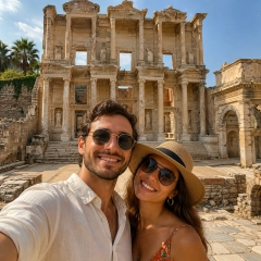 Ephesus Ancient City & St. John Basilica Small-Group Ferry Day Trip from Samos