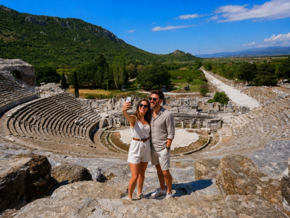 Ephesus Ancient City & St. John Basilica Small-Group Ferry Day Trip from Chios with Return