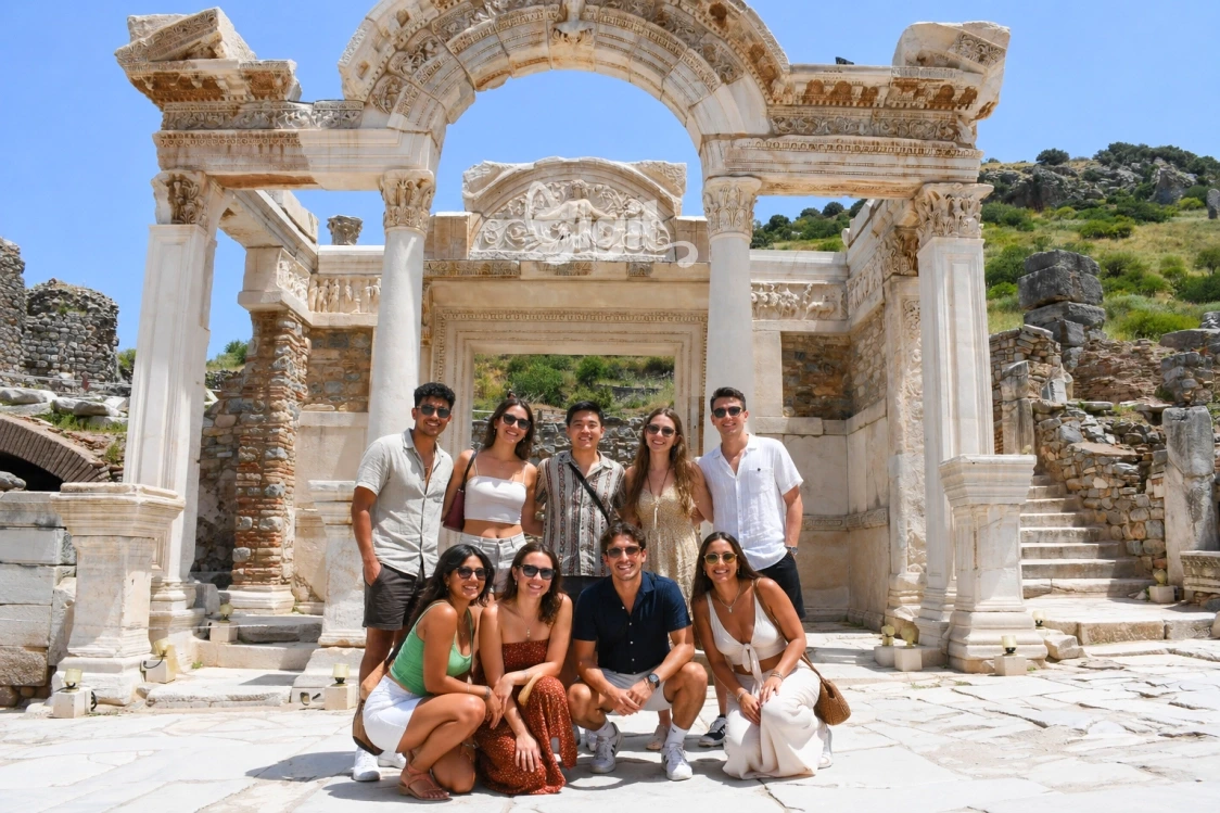 Historic Detail on Temple of Hadrian