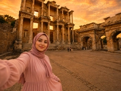 Ephesus Ancient City & St. John Basilica Group Day Tour from Gocek by Transfer Vehicle