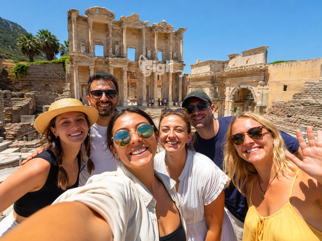 Ancient Site View of Celsus Library