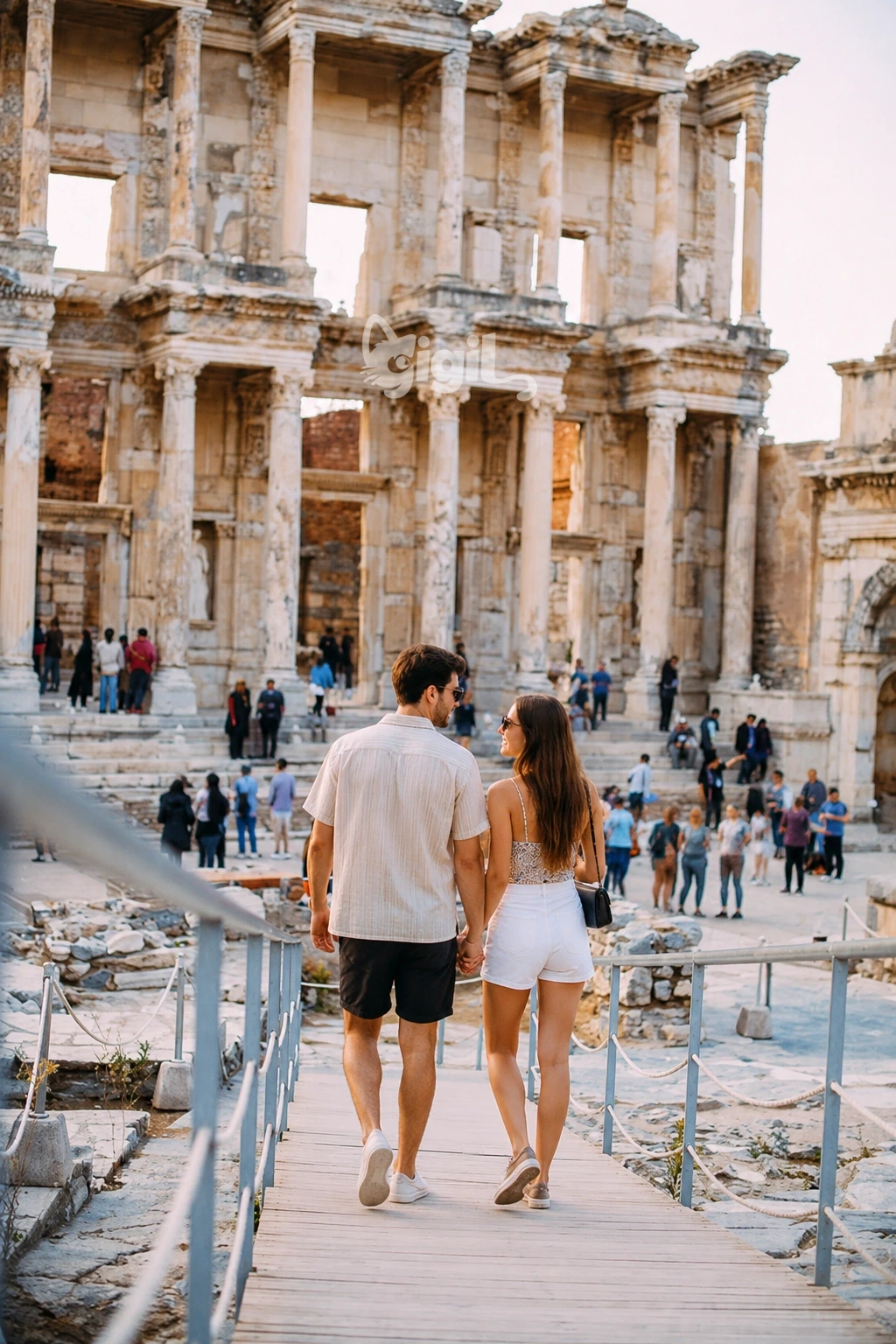 Ancient Structure View of Celsus Library
