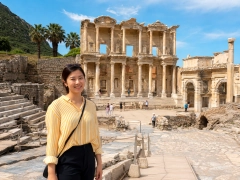 Private Overnight Bus Ephesus Ancient City & St. John Basilica Package from Antalya