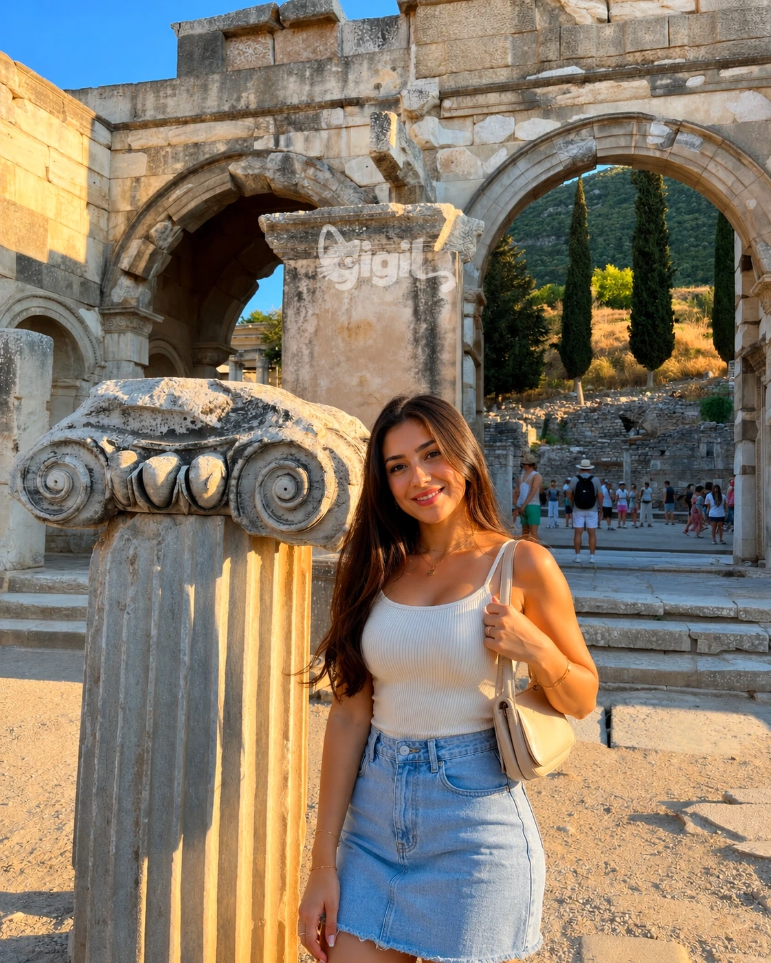 August Gate Stonework in Ephesus