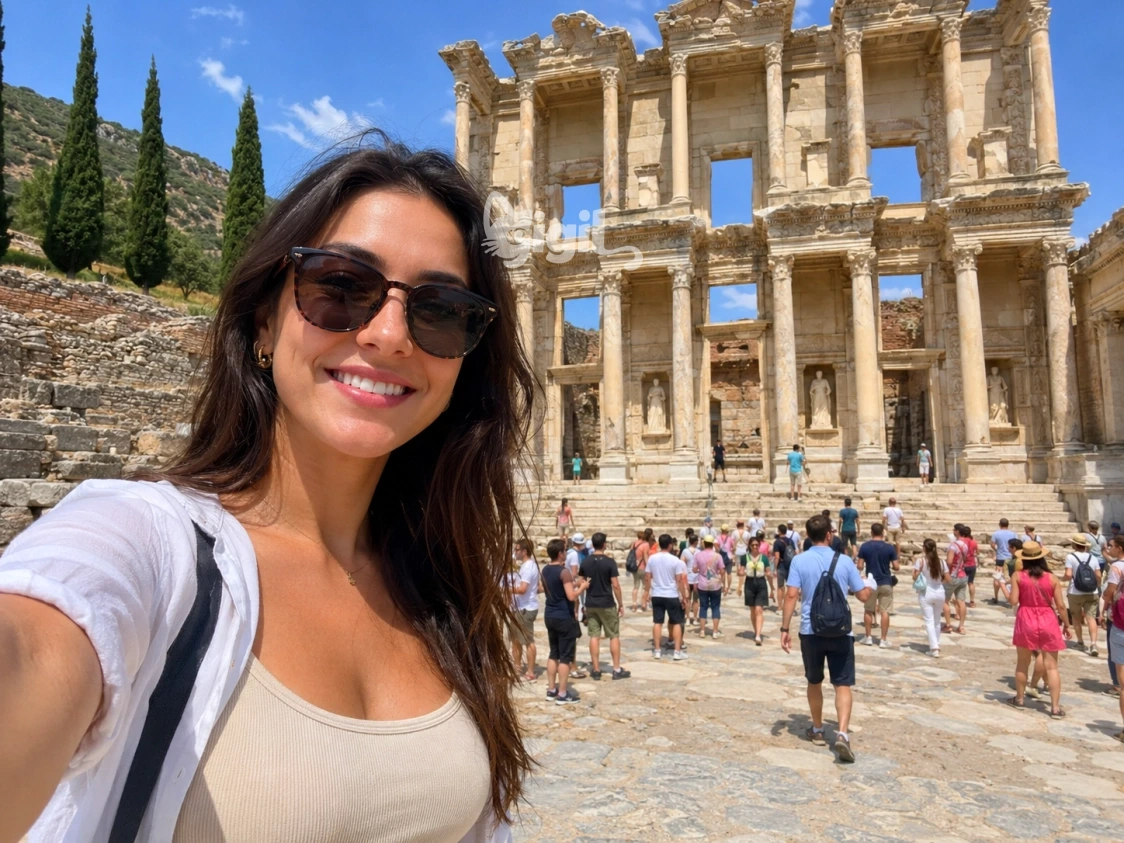 Civic Monument View of Celsus Library