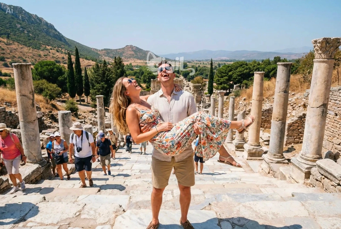 Curetes Street Through Ephesus