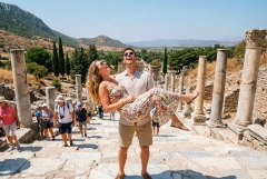 Private Ephesus Ancient City and St. John Basilica Day Tour from Ankara by Flight