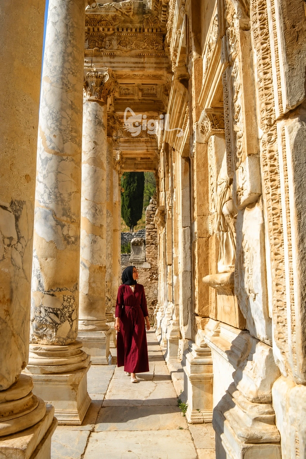 Historic Context Around Celsus Library