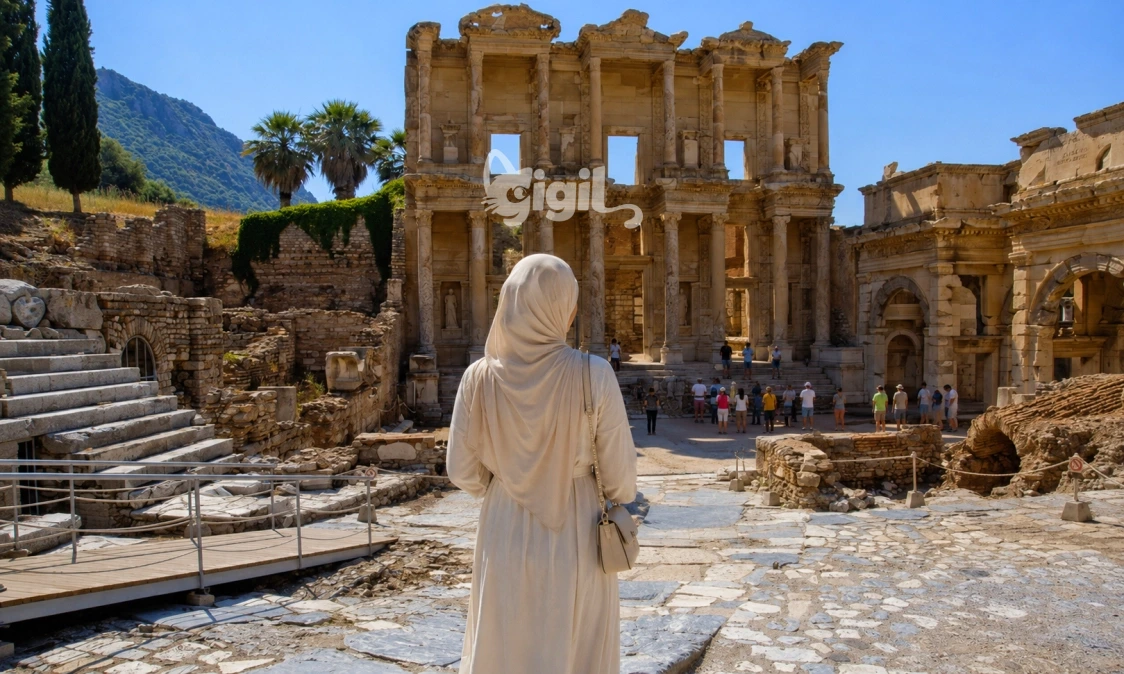 Imperial Era Detail at Celsus Library