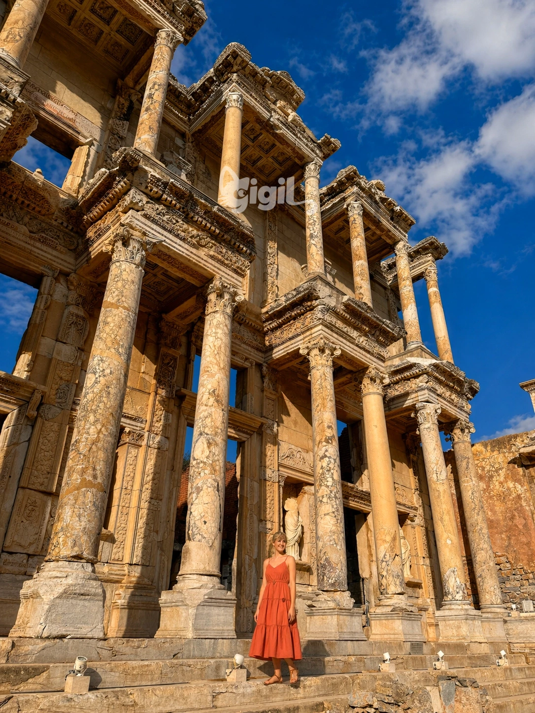 Library Frontage in Ephesus