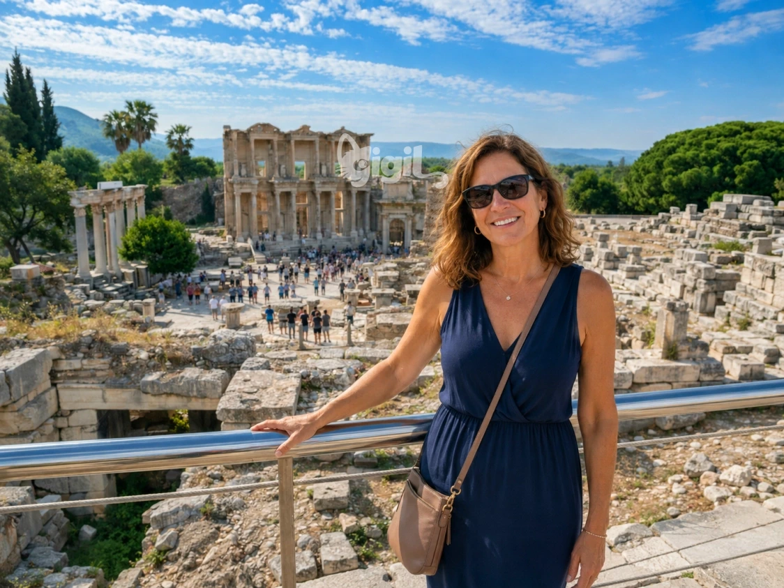 Marble Landmark of Celsus Library