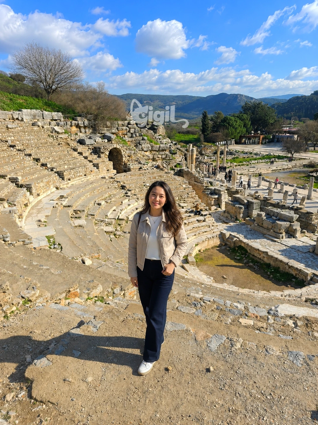 Odeon Visitor View in Ephesus
