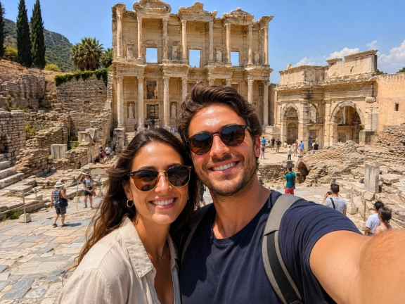 Private Ephesus Ancient City & St. John Basilica Day Tour from Denizli by Bus