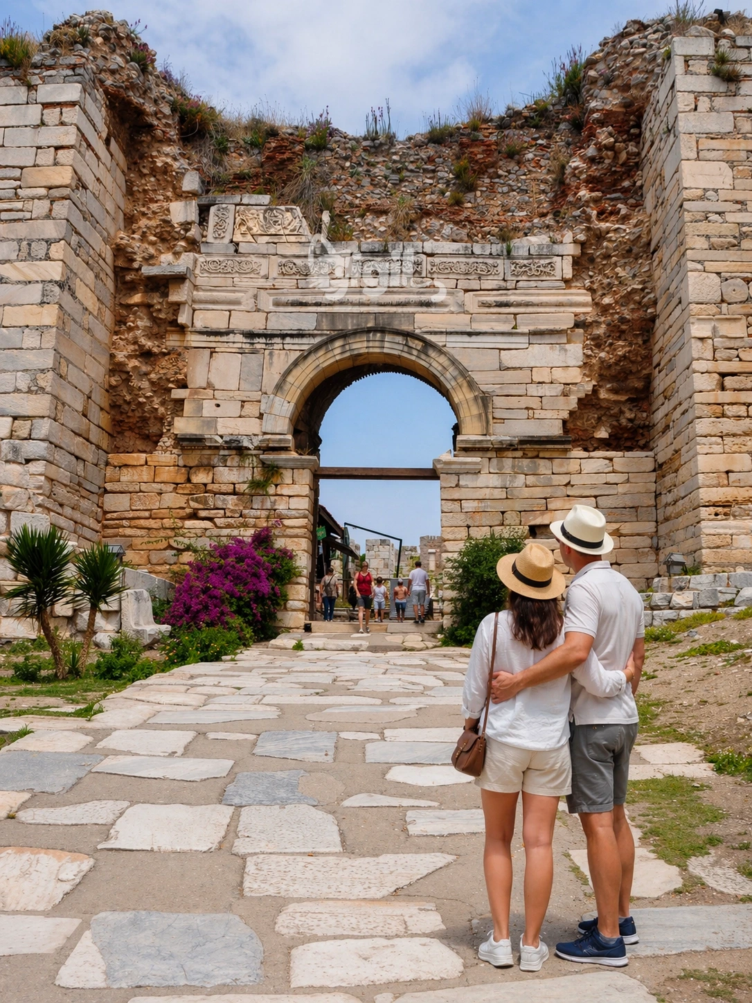 Stone Path Perspective at St. John Basilica