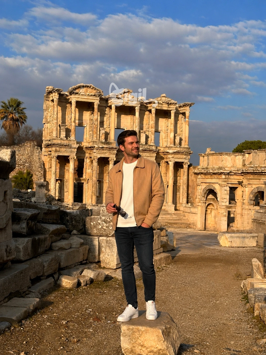 Visitor Angle at Celsus Library