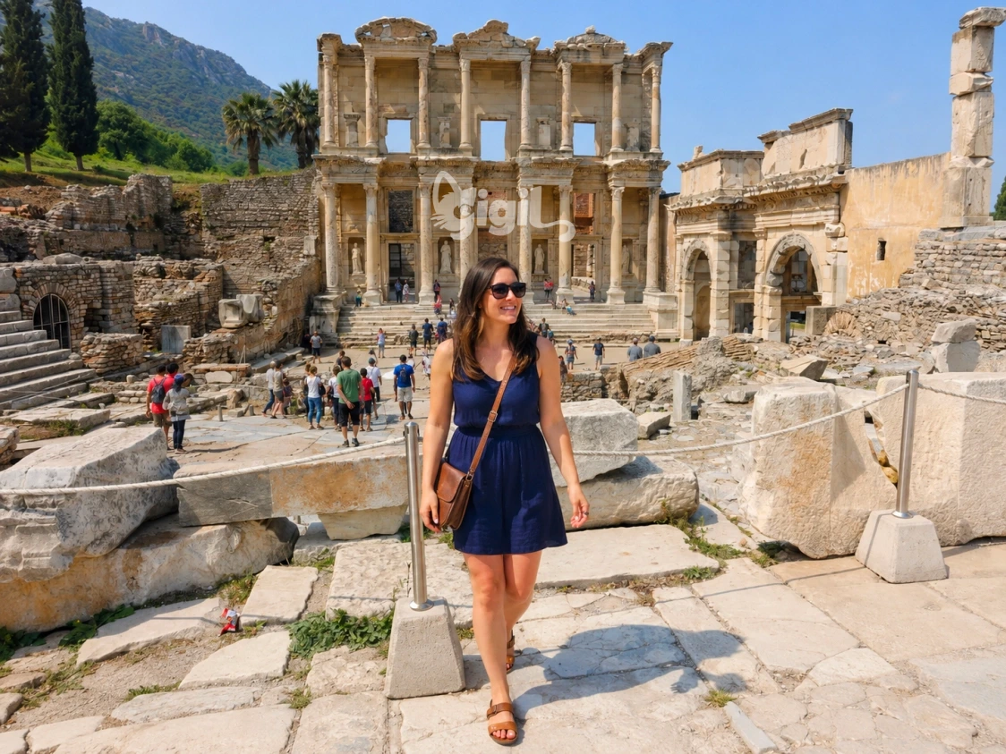Celsus Library Ancient Path View