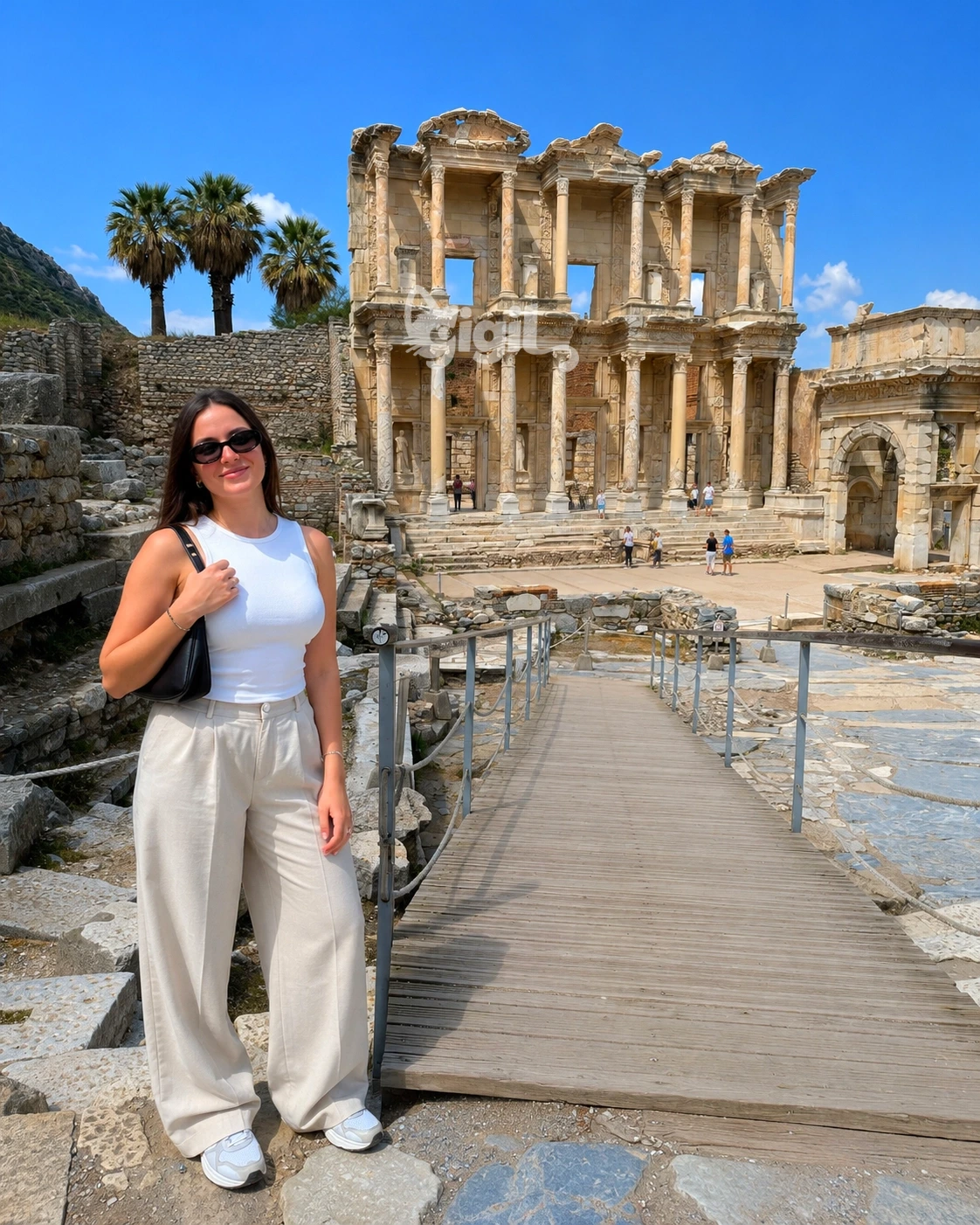 Celsus Library Archaeology Scene