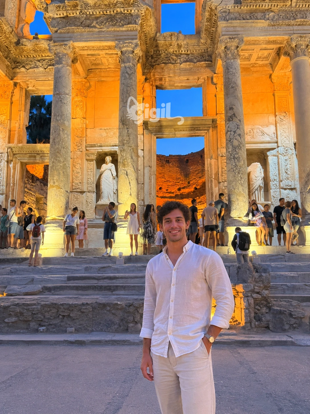 Celsus Library Classical Stone Design