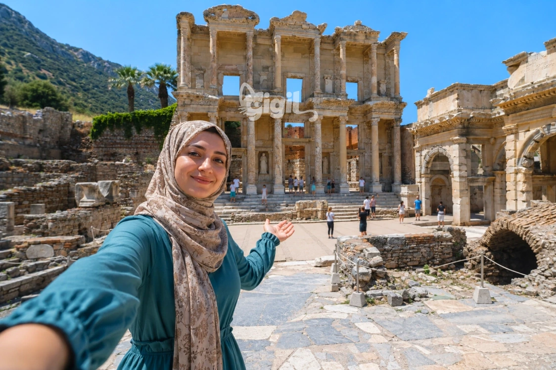 Celsus Library Frontage in Ephesus