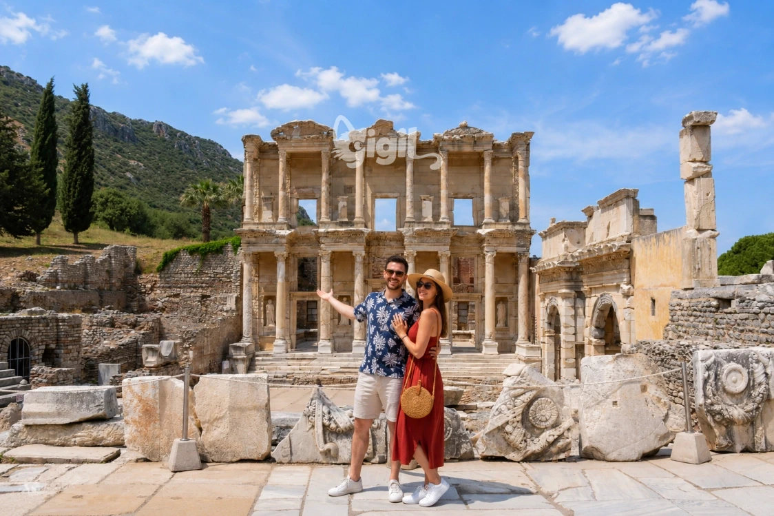 Celsus Library Highlight in Ancient Ephesus