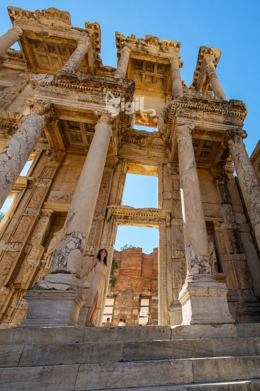 Celsus Library in Selcuk Heritage Landscape